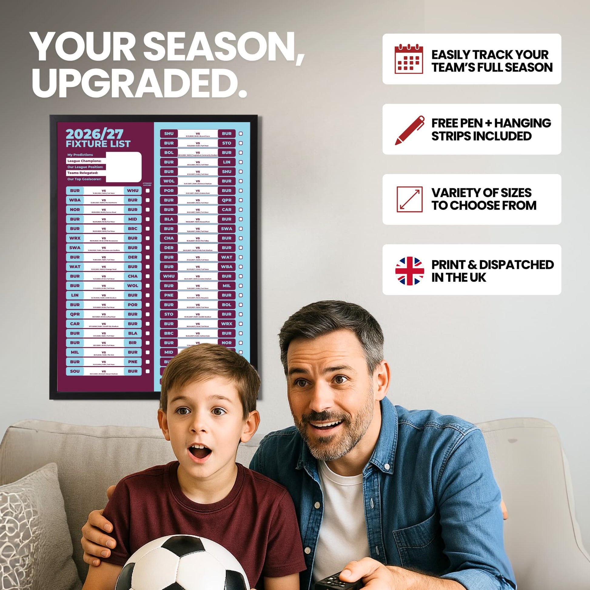 Burnley — Your Season Upgraded