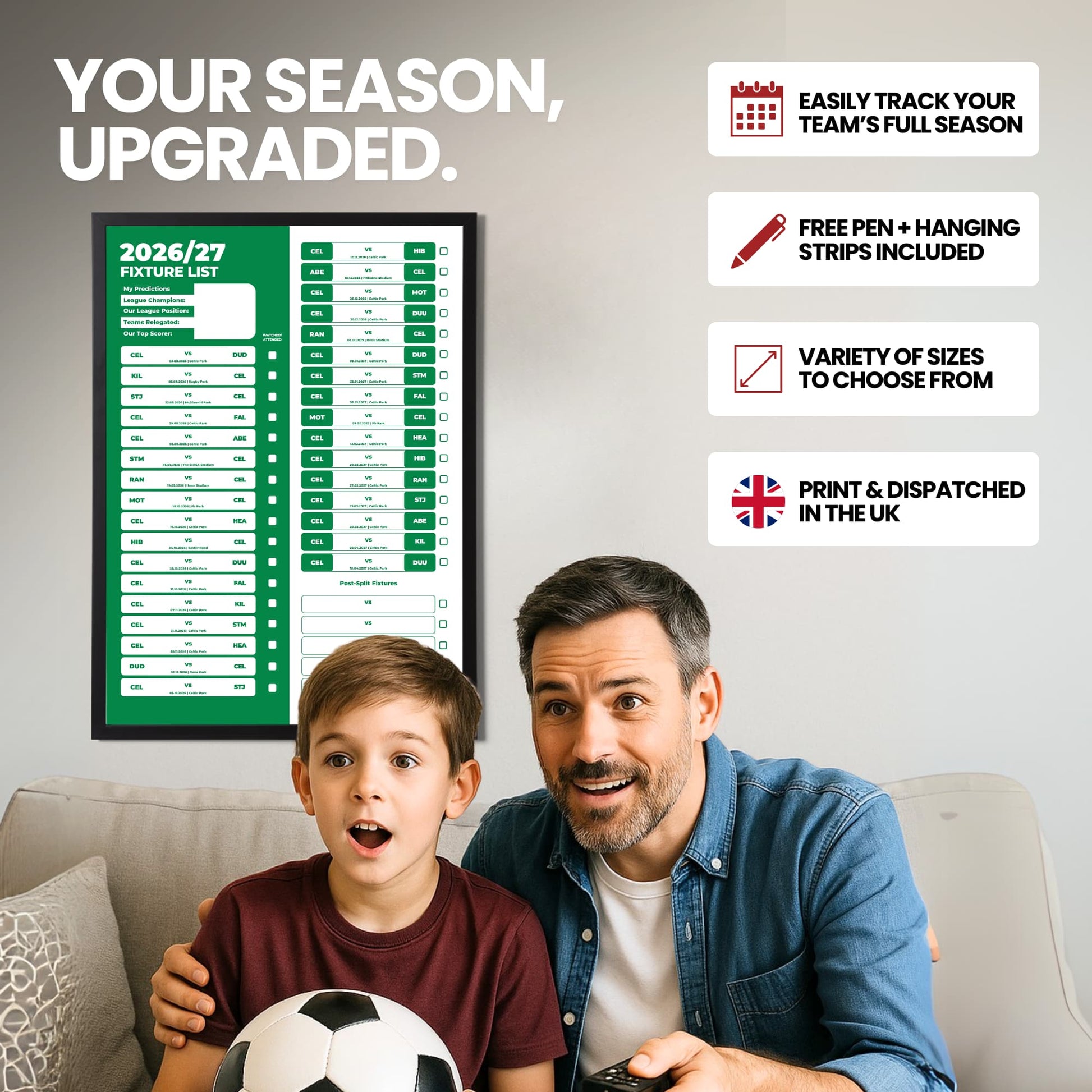 Celtic — Your Season Upgraded