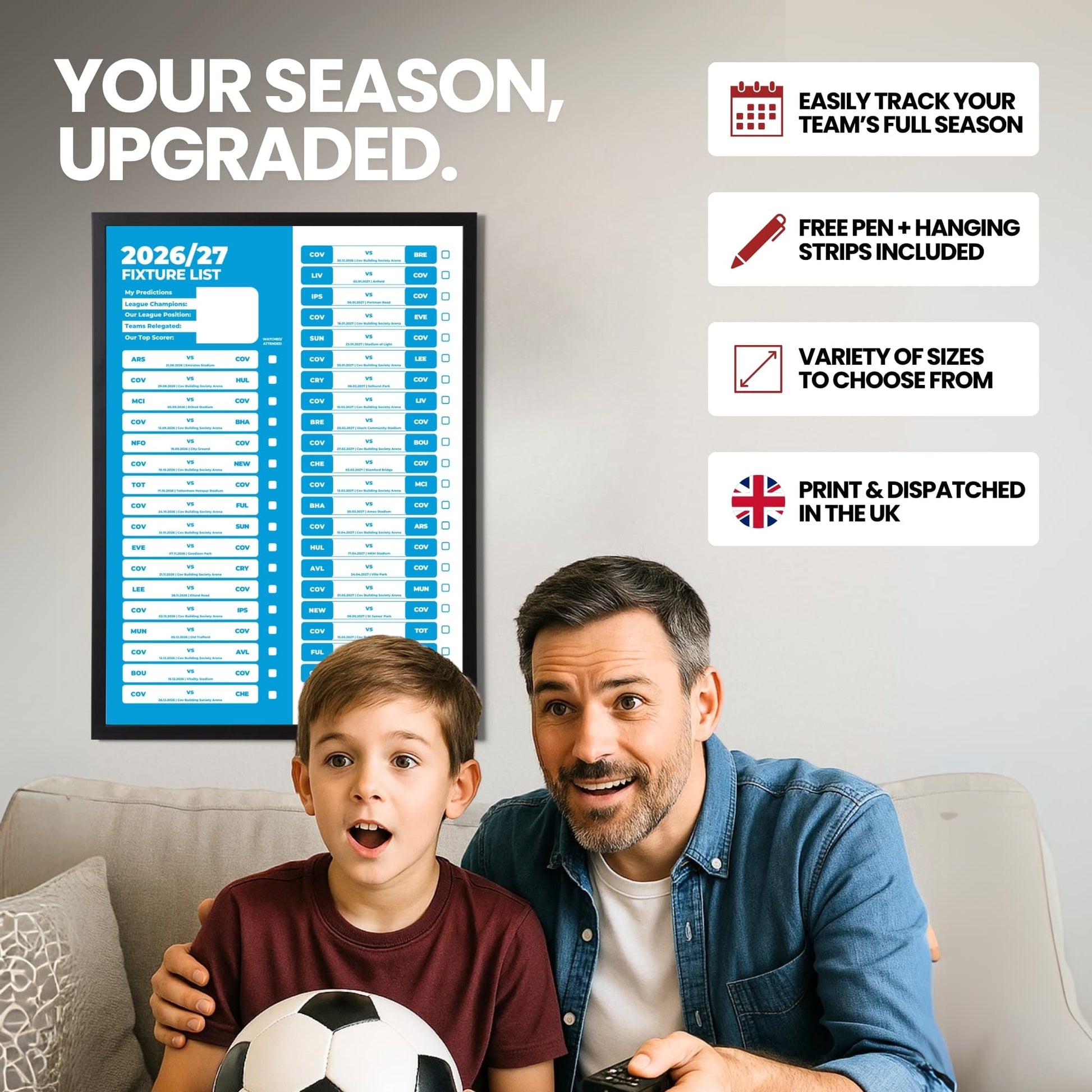 Coventry — Your Season Upgraded