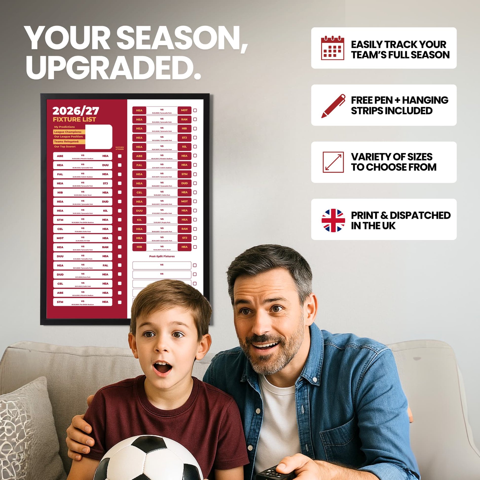 Hearts — Your Season Upgraded