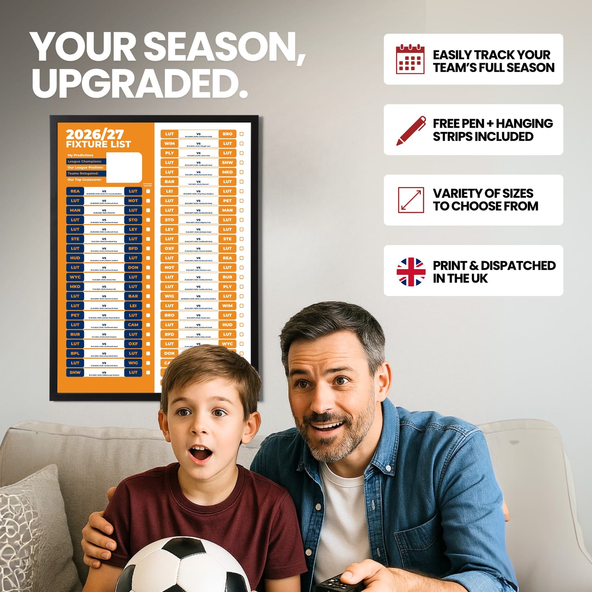 Luton Town — Your Season Upgraded
