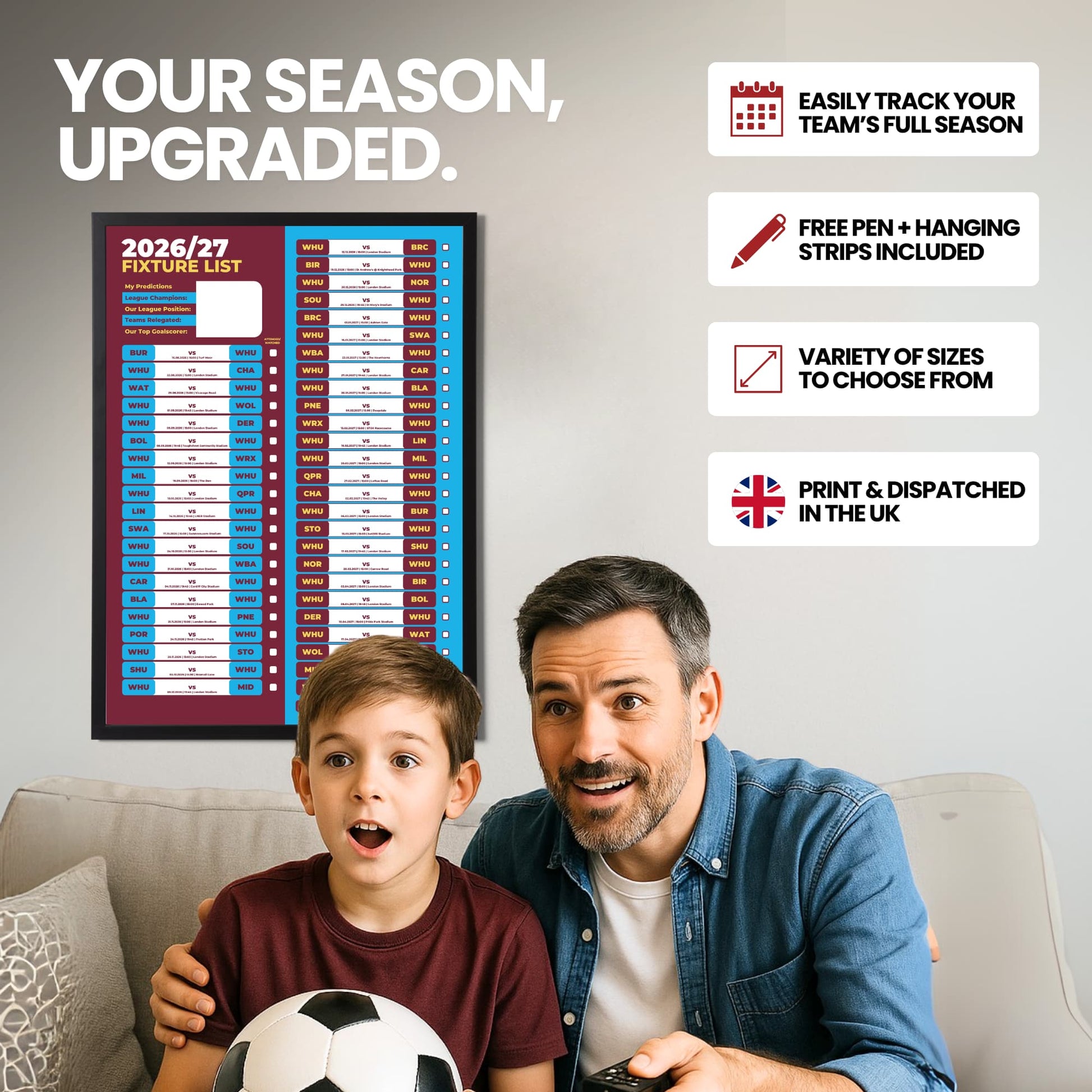 West Ham United — Your Season Upgraded