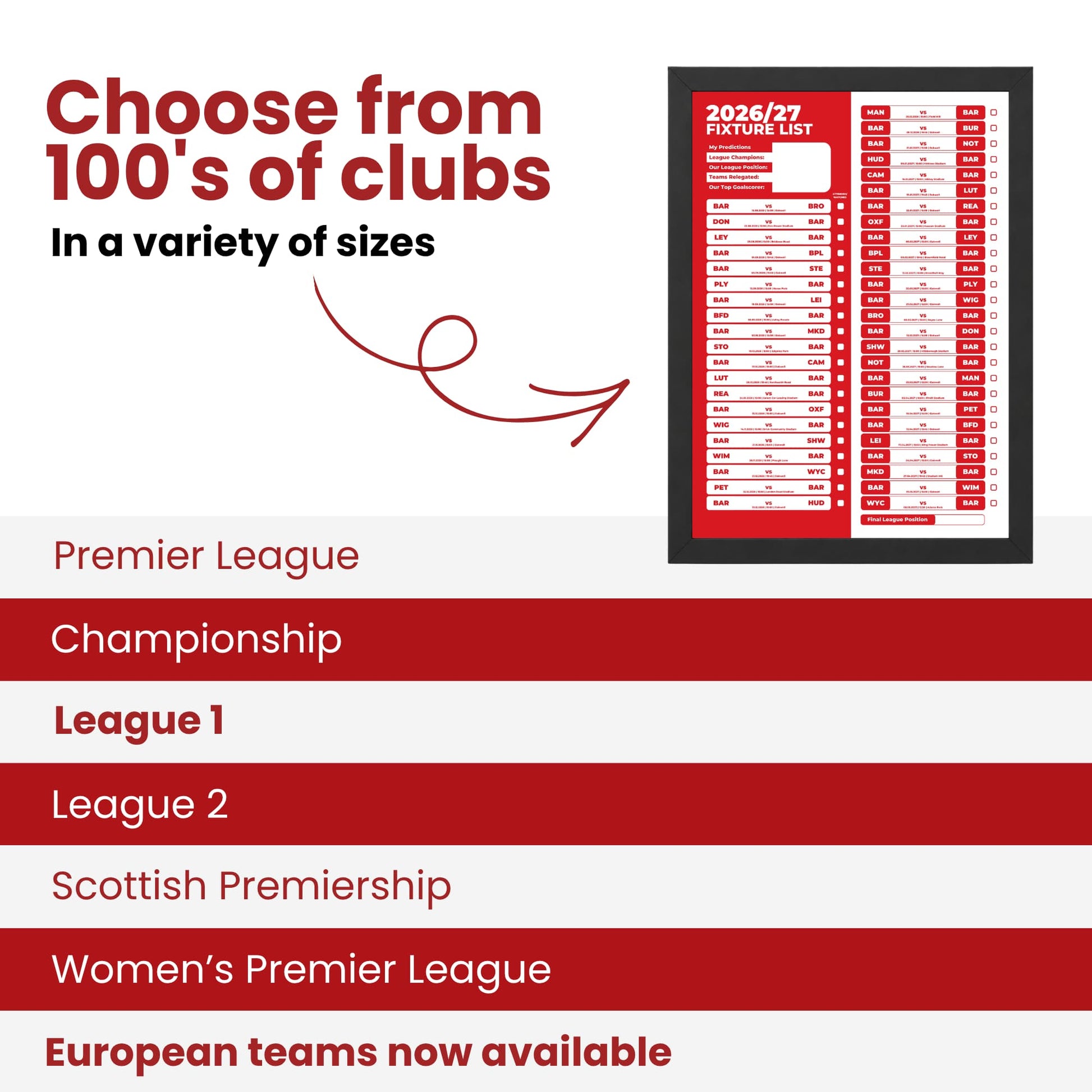 Barnsley — Choose From 100s of Clubs