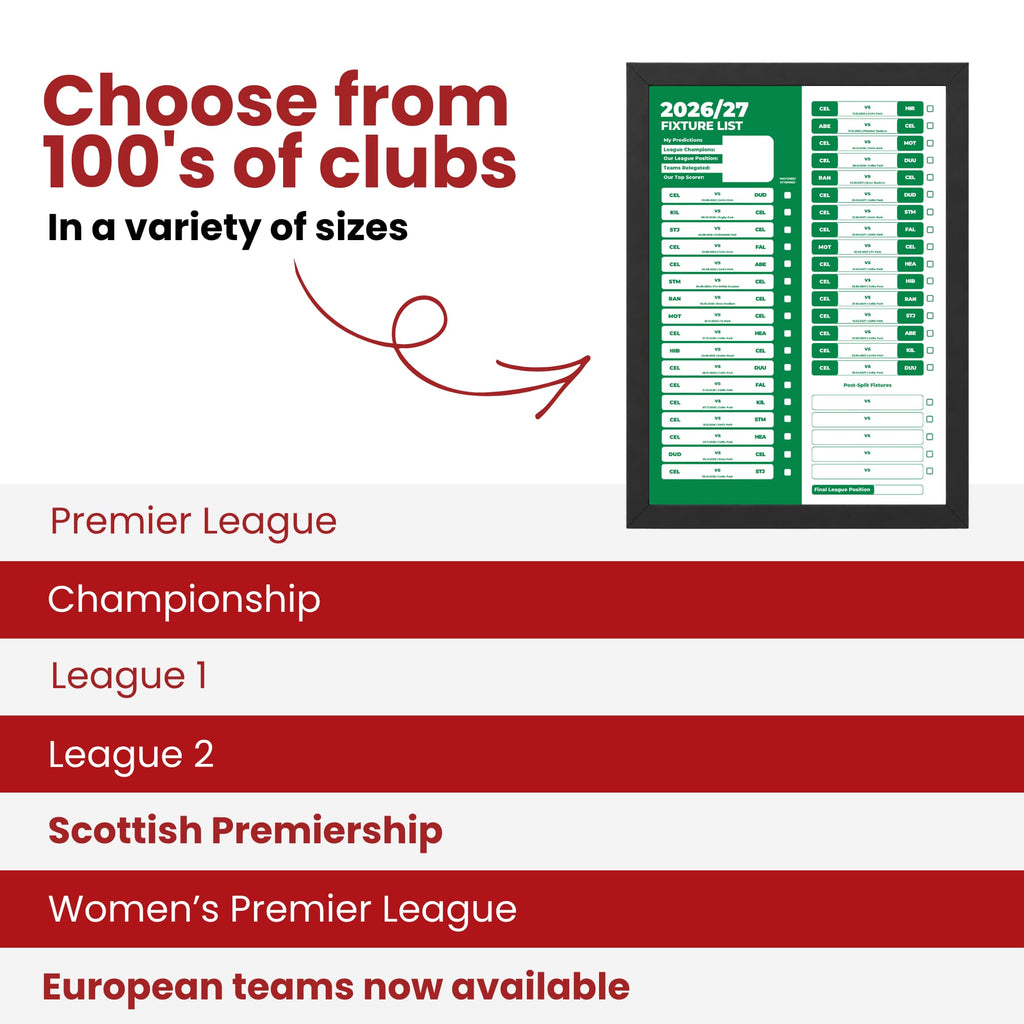 Celtic — Choose From 100s of Clubs