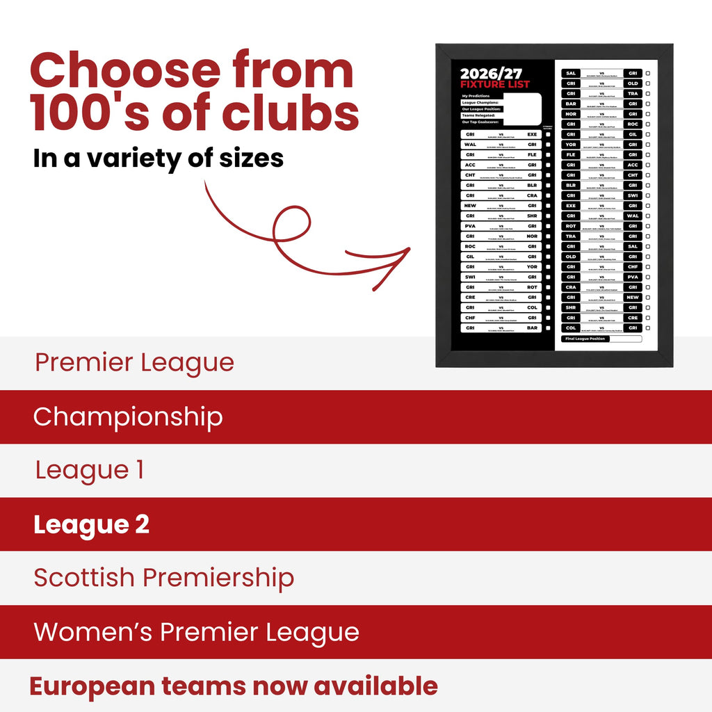 Grimsby Town — Choose From 100s of Clubs