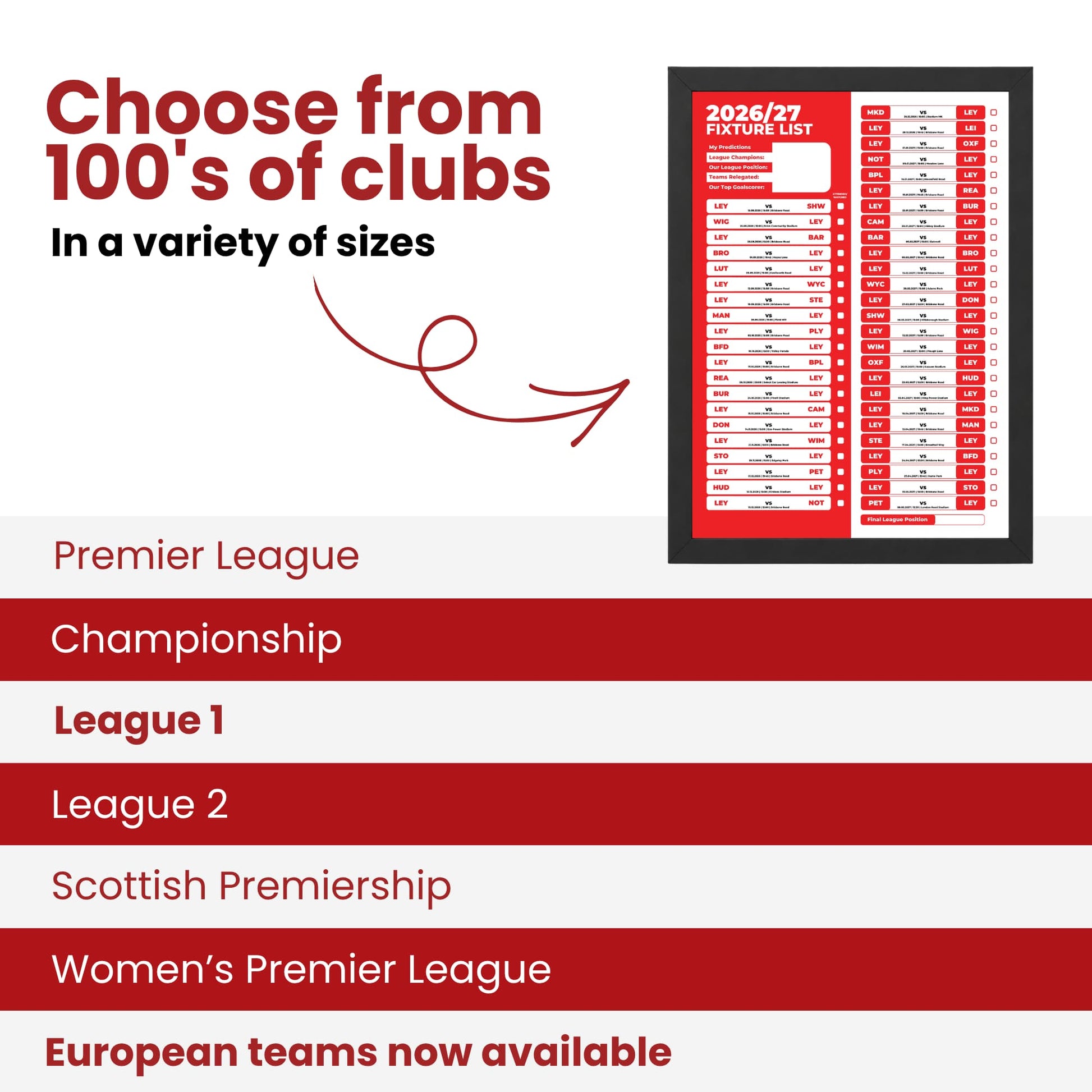 Leyton Orient — Choose From 100s of Clubs