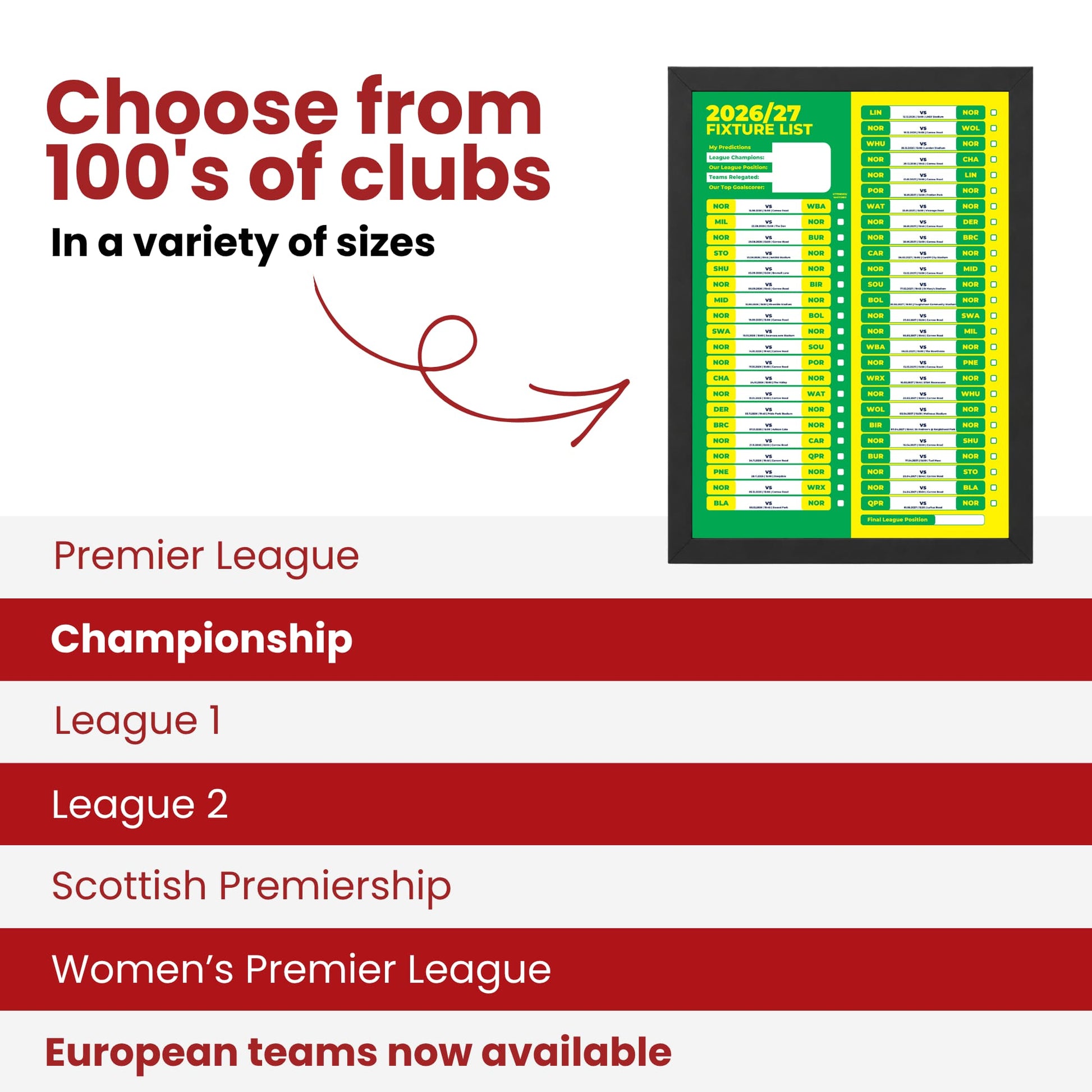 Norwich City — Choose From 100s of Clubs