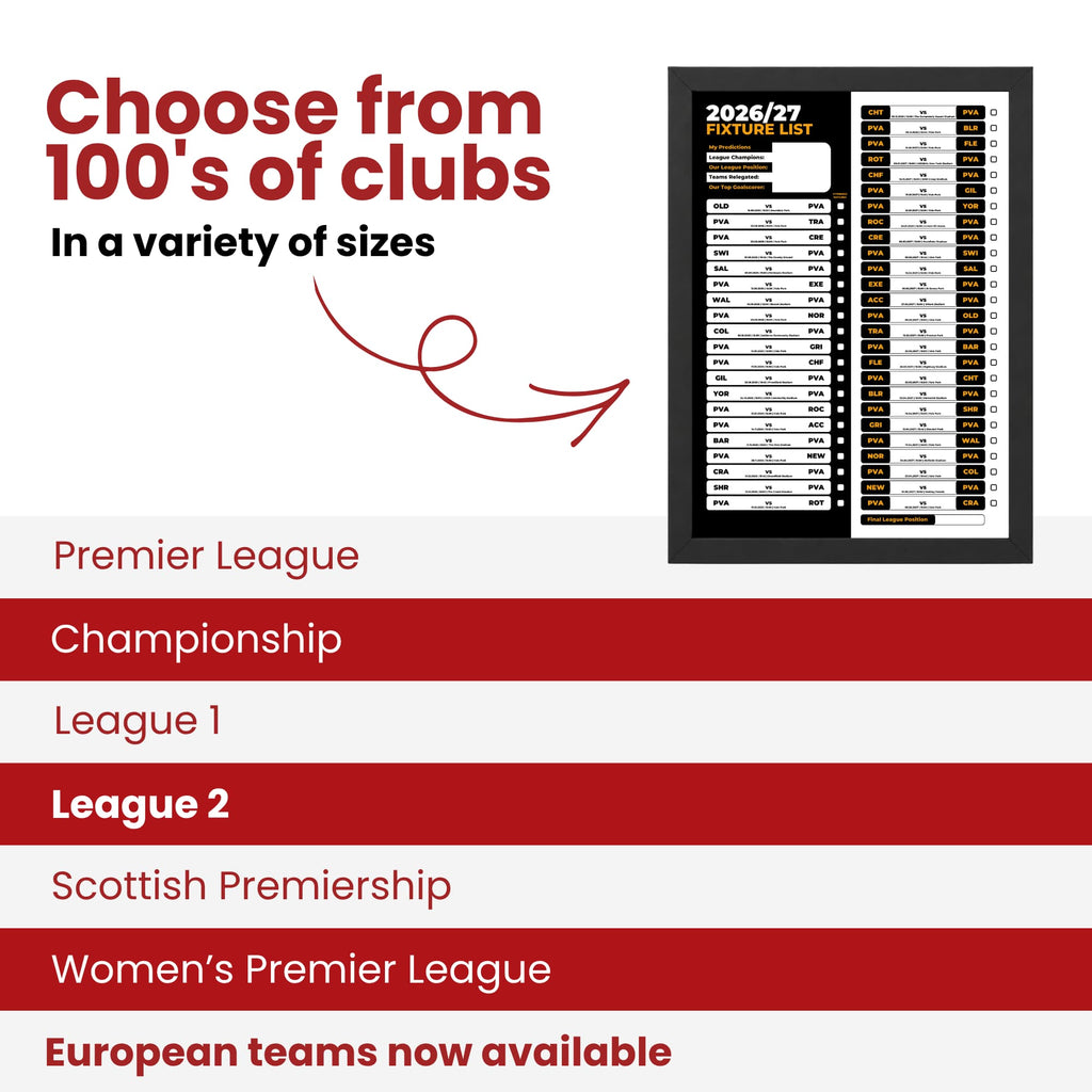 Port Vale — Choose From 100s of Clubs