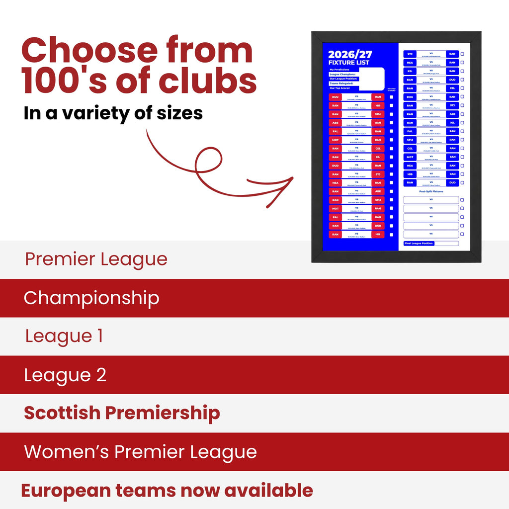 Rangers — Choose From 100s of Clubs