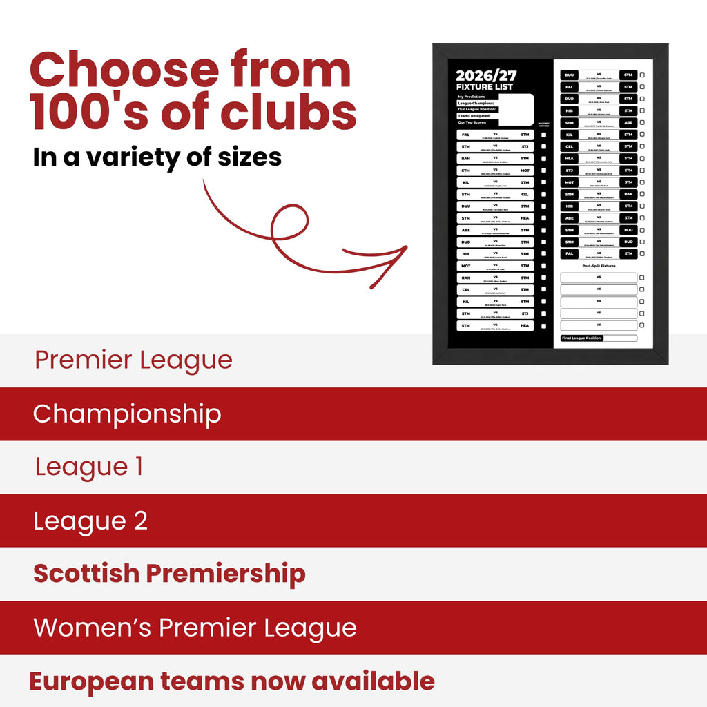 St Mirren — Choose From 100s of Clubs