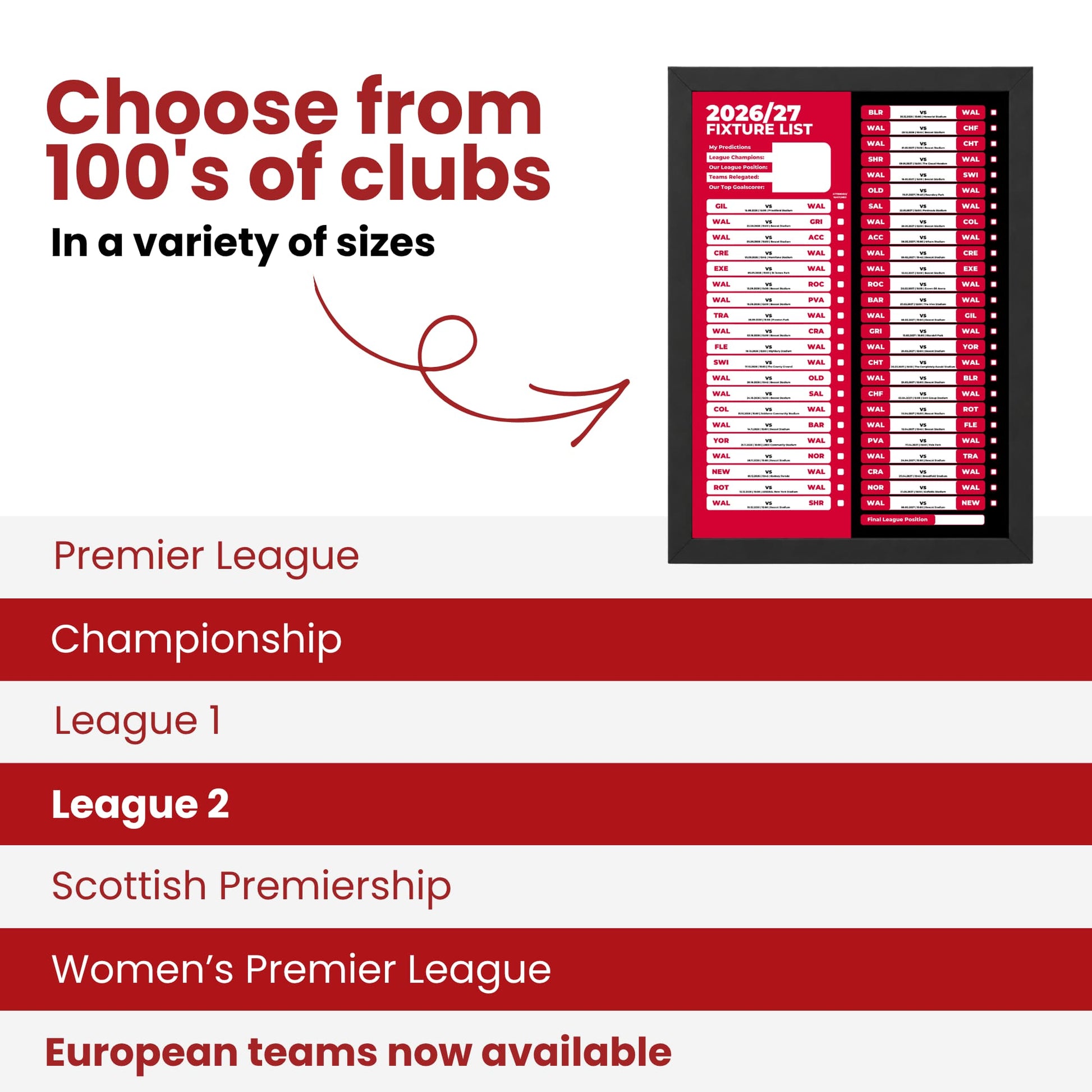 Walsall — Choose From 100s of Clubs