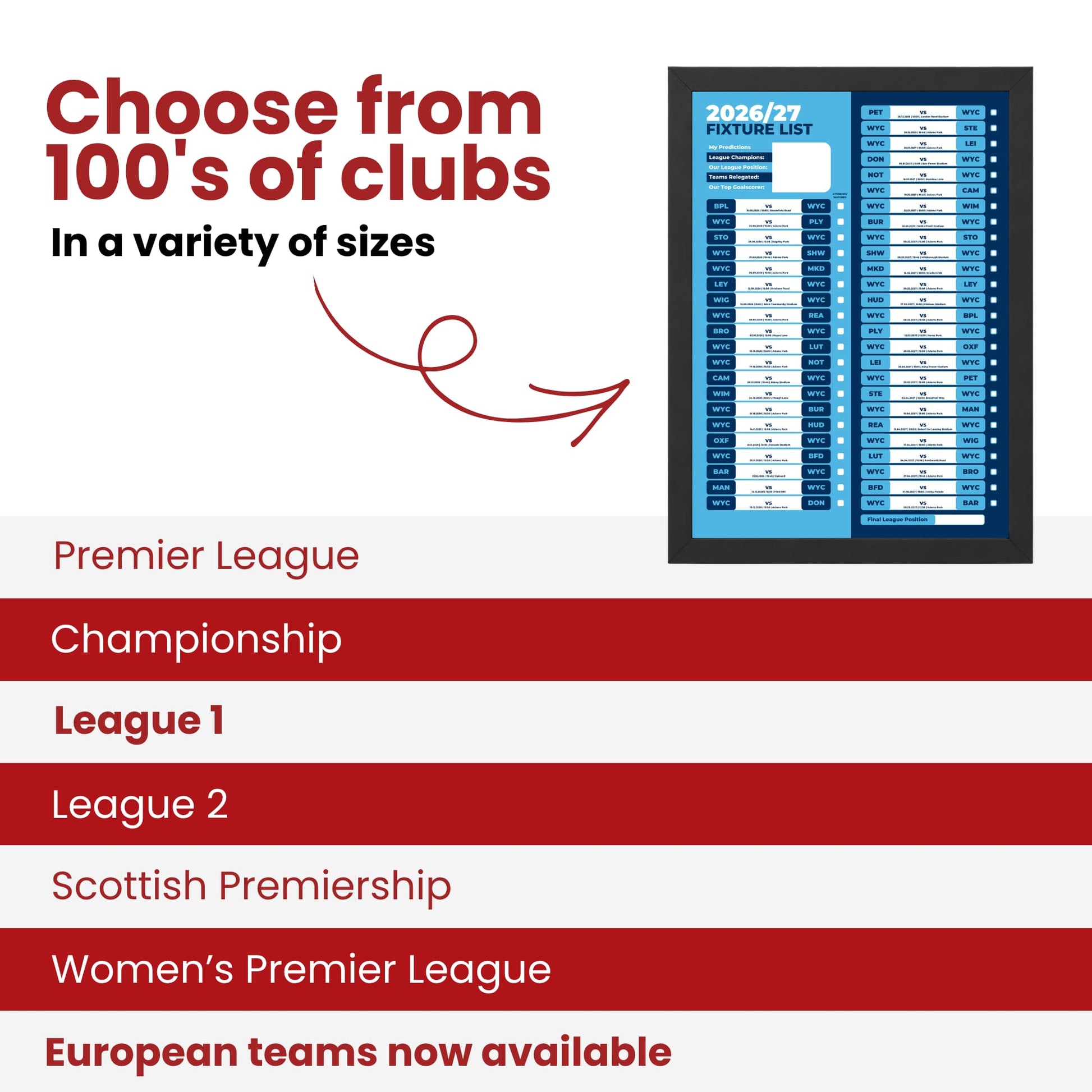 Wycombe Wanderers — Choose From 100s of Clubs