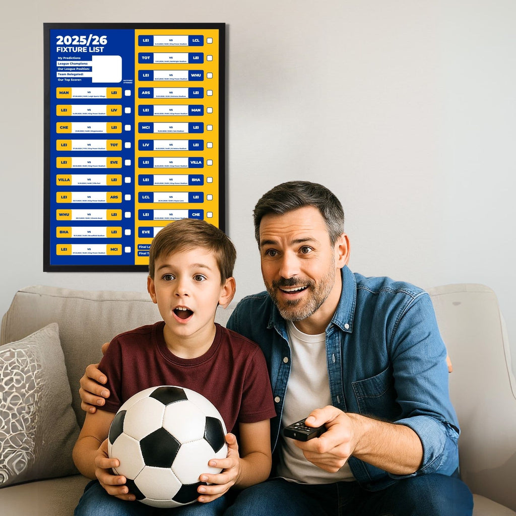 Women's Super League Clubs - 2025/26 Football Fixture Poster - A3 Size (29.7x42cm)