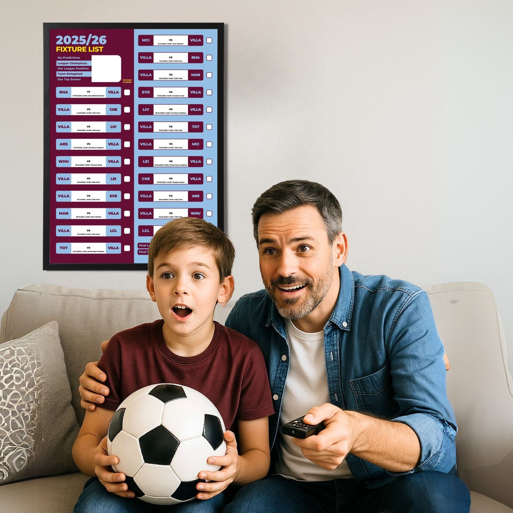 Women's Super League Clubs - 2025/26 Football Fixture Poster - A3 Size (29.7x42cm)