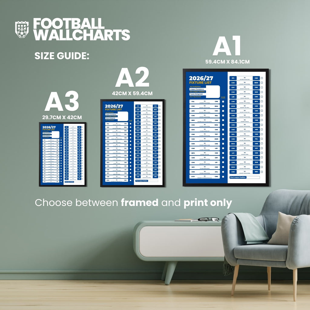 Chelsea — Size Chart