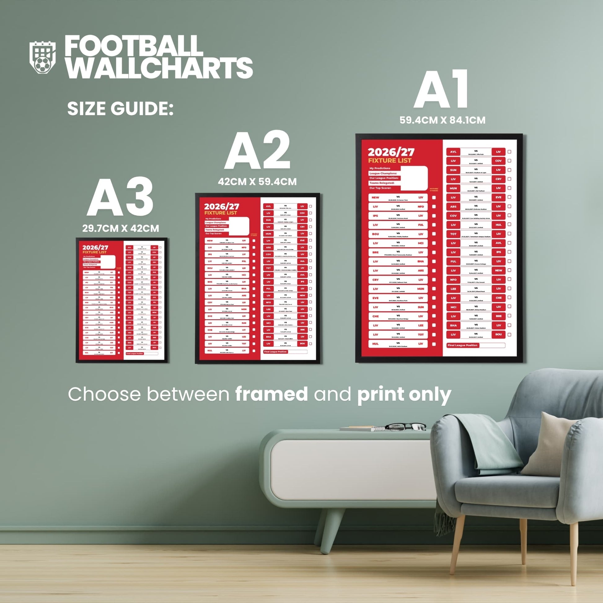 Liverpool — Size Chart
