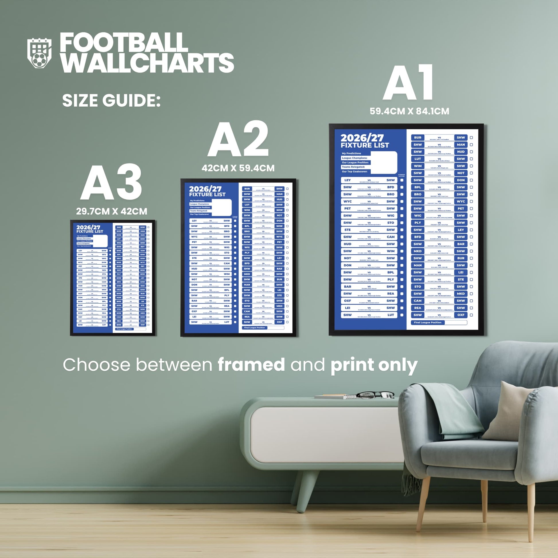 Sheffield Wednesday — Size Chart