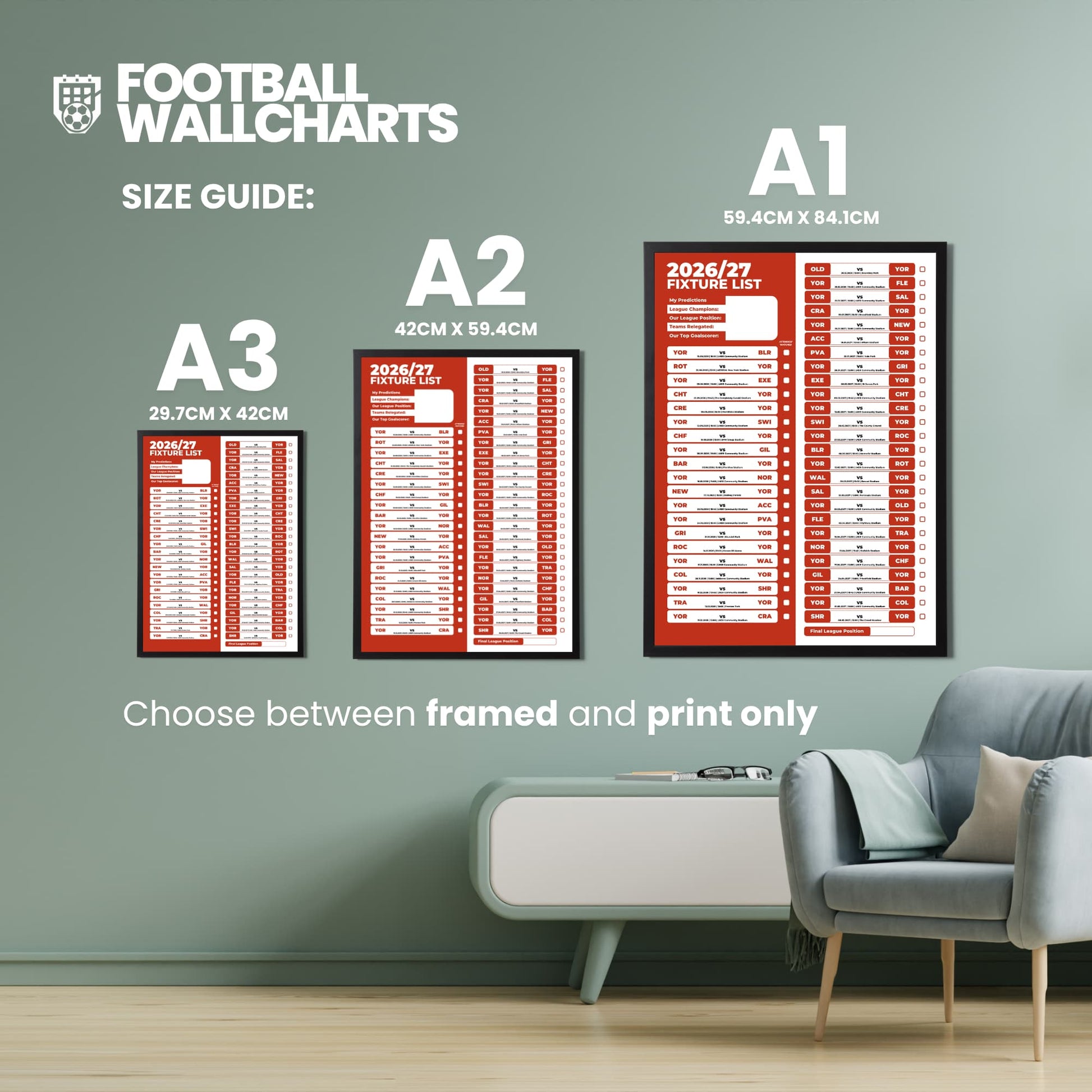 York City — Size Chart