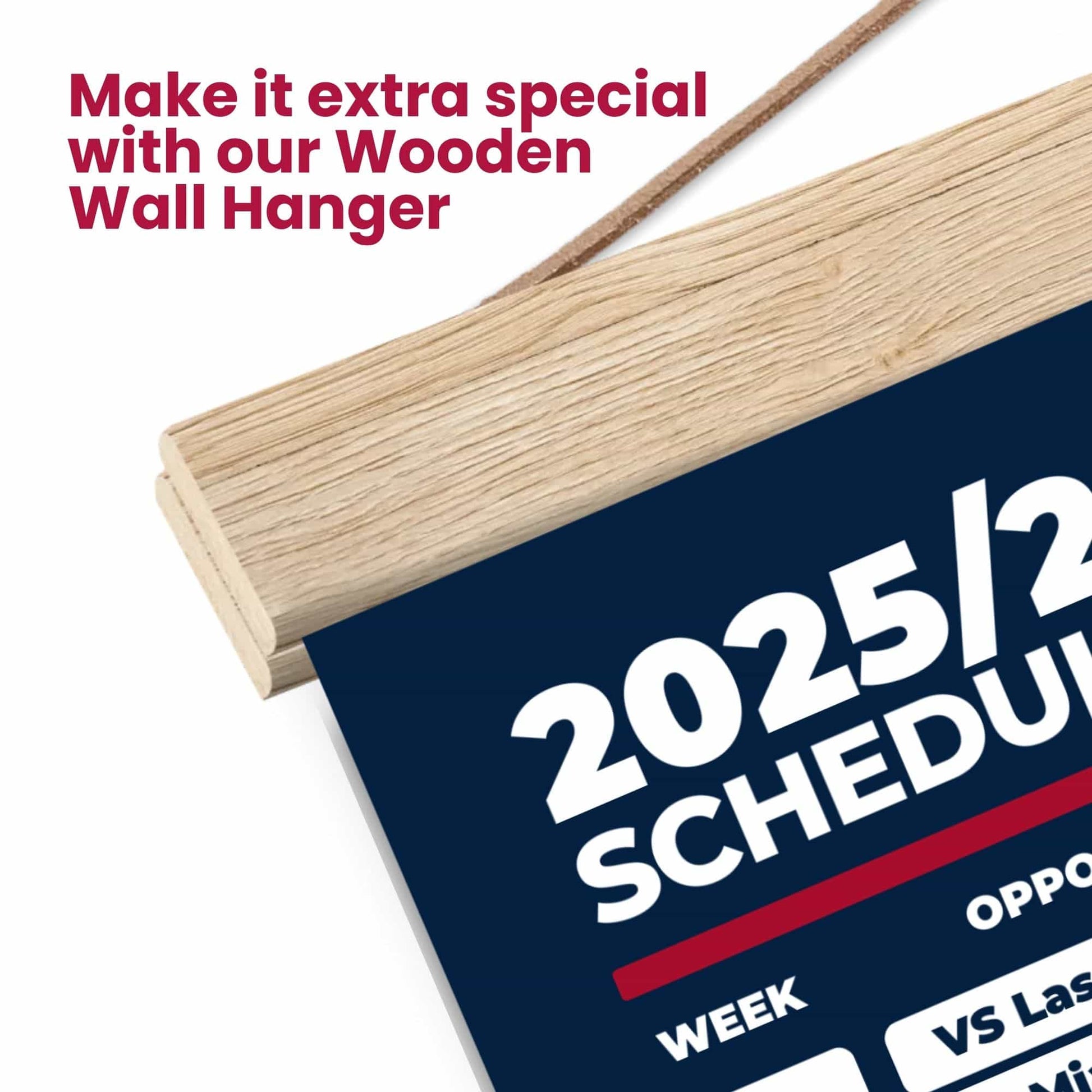 American Football Schedule Posters For 2025/26 Season