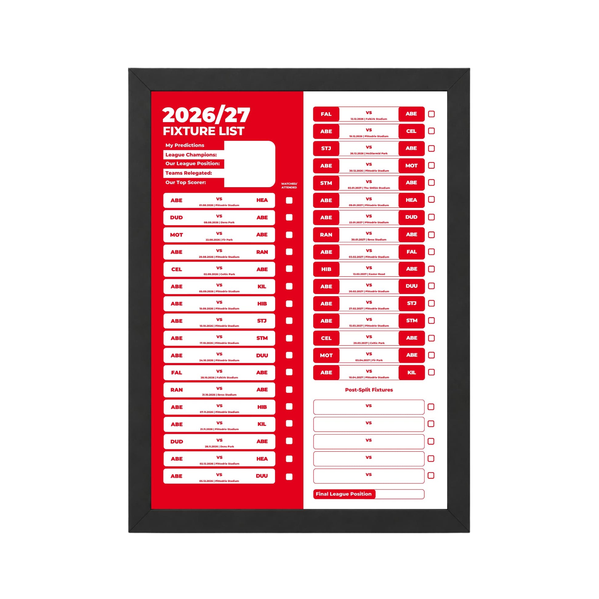Aberdeen — Black Frame Mockup