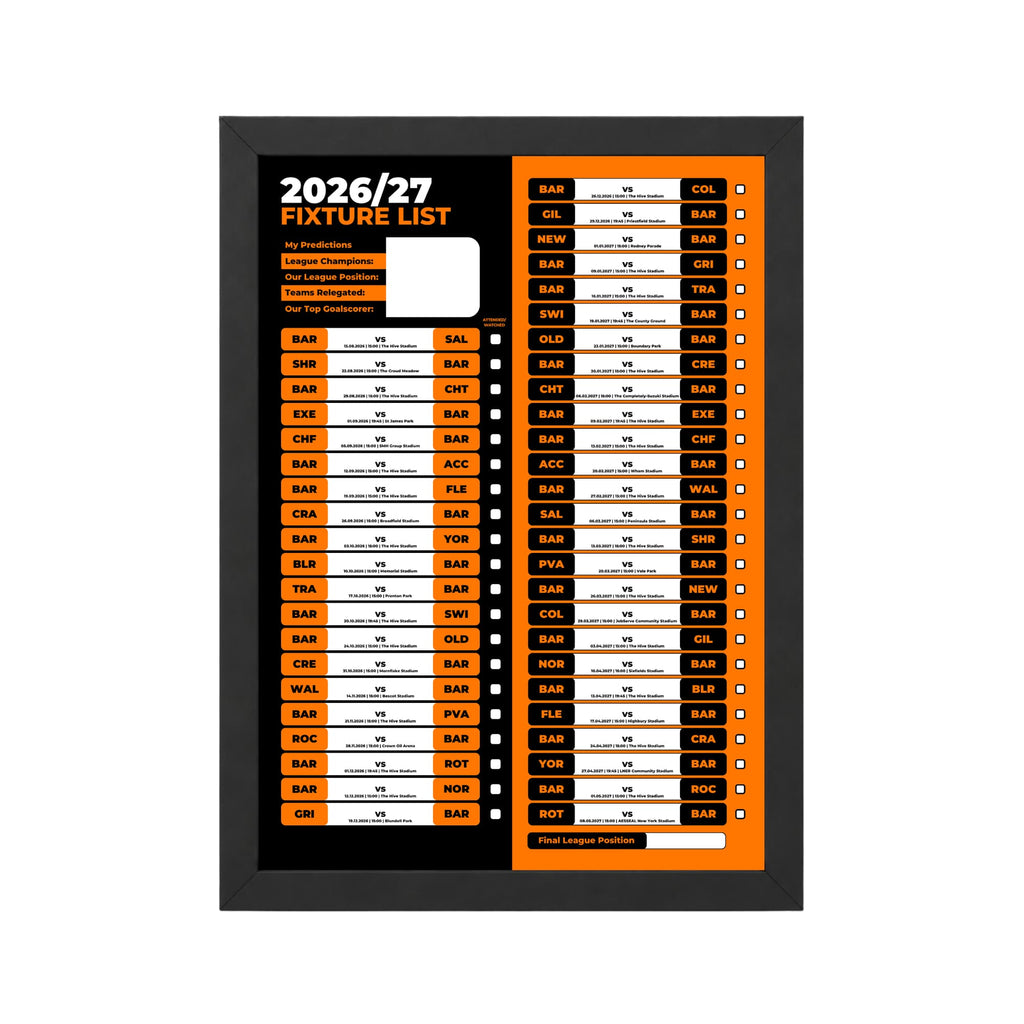 Barnet — Black Frame Mockup