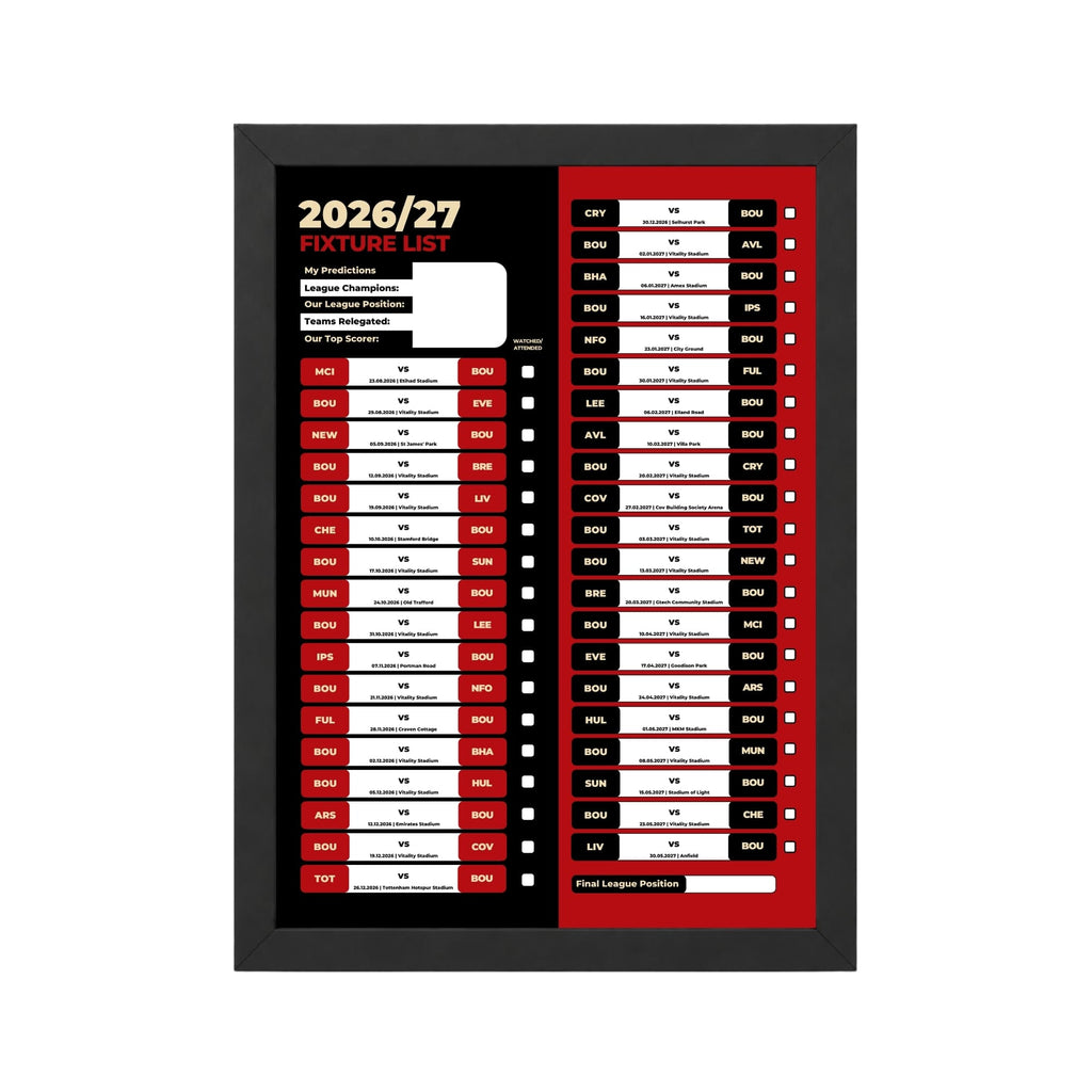 Bournemouth — Black Frame Mockup