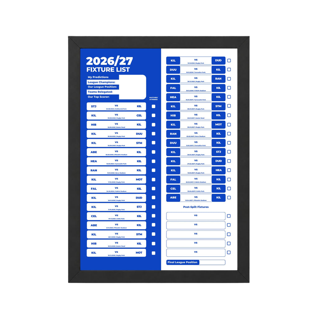 Kilmarnock — Black Frame Mockup