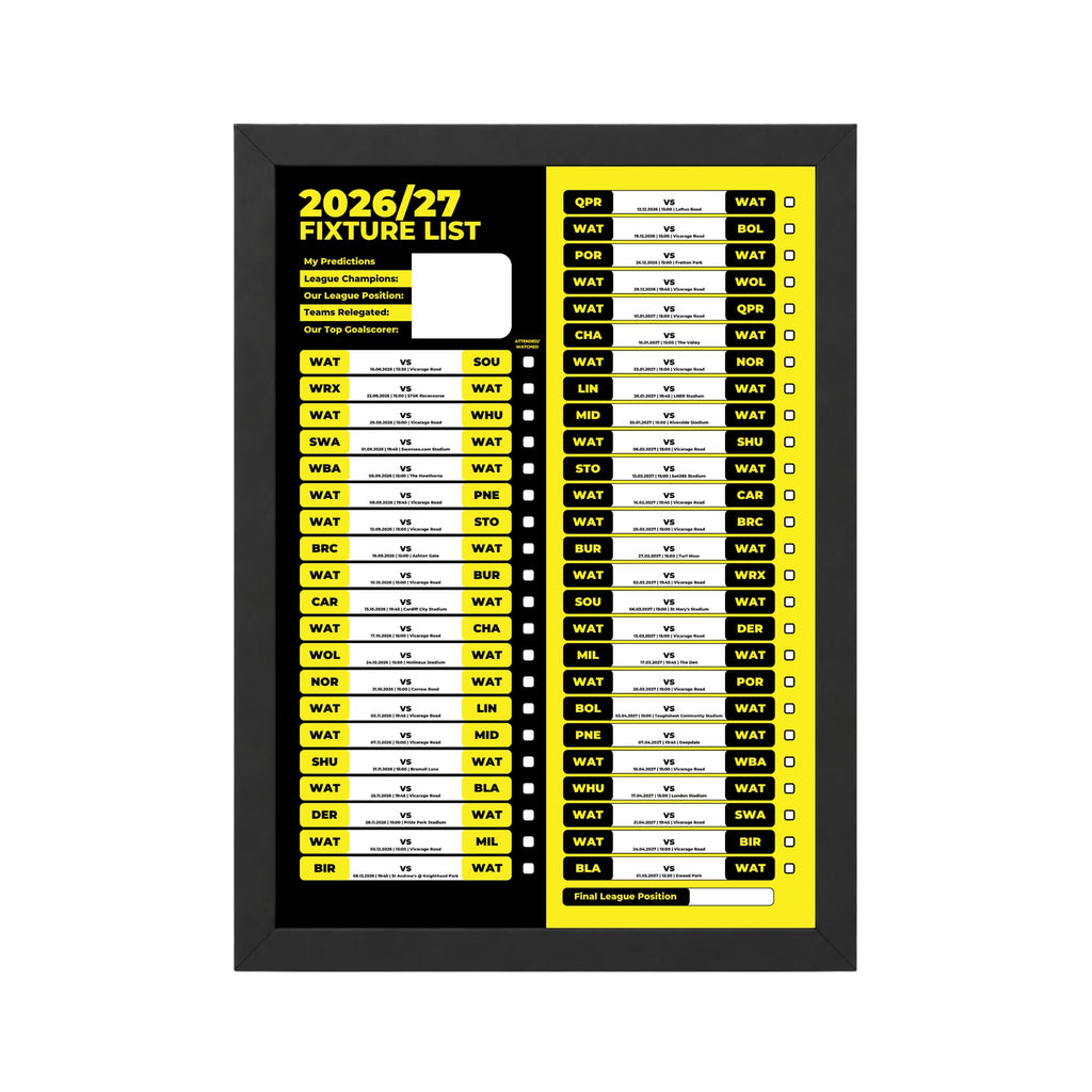 Watford — Black Frame Mockup