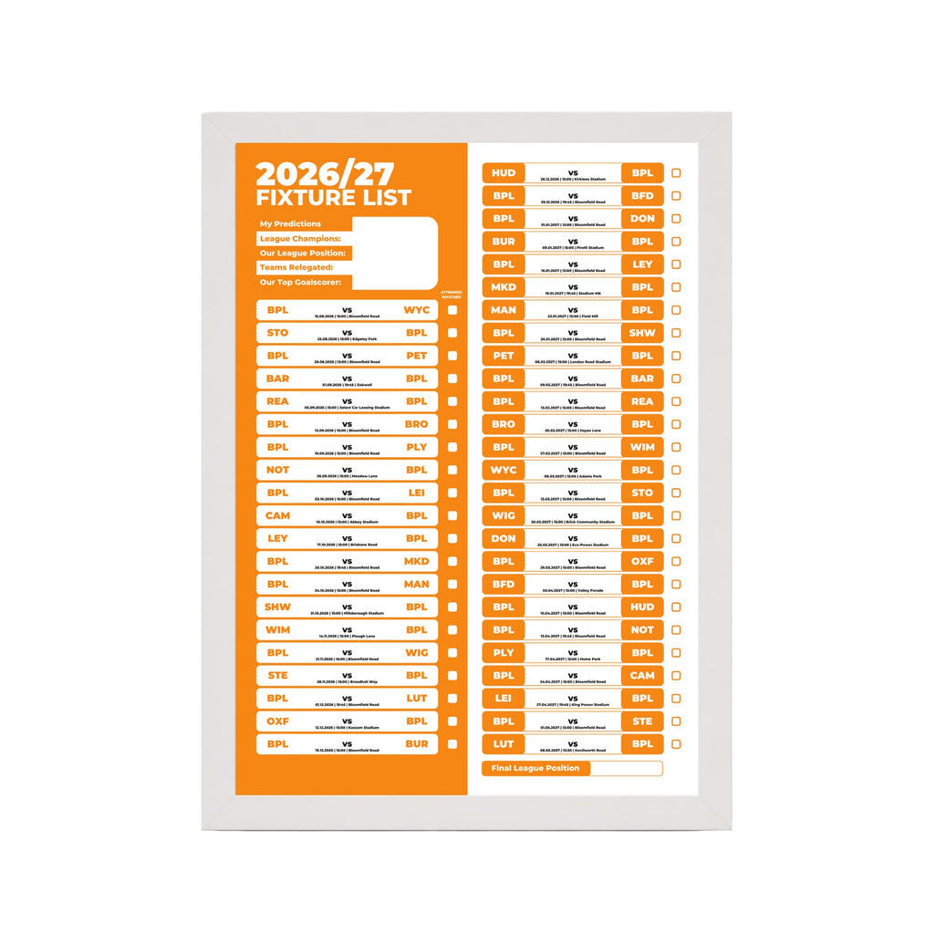 Blackpool — White Frame Mockup