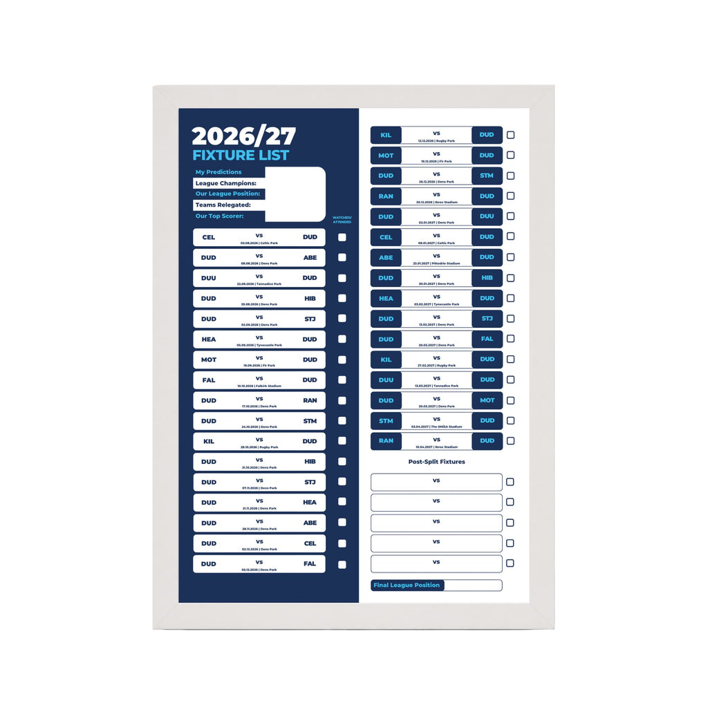 Dundee — White Frame Mockup