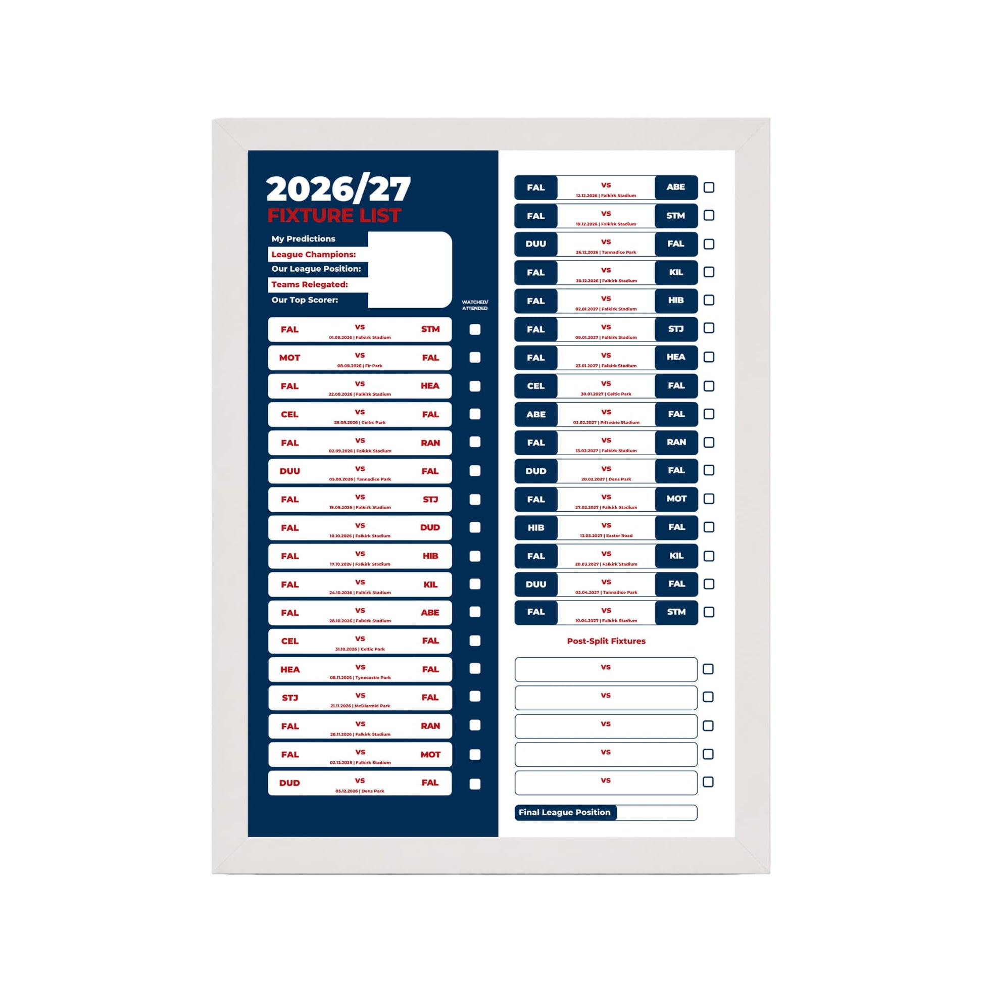 Falkirk — White Frame Mockup