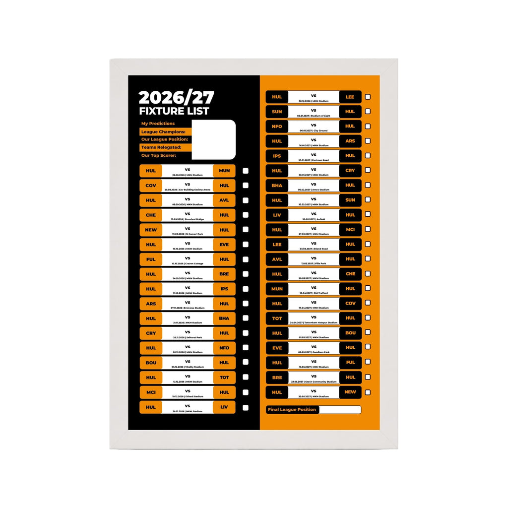 Hull City — White Frame Mockup