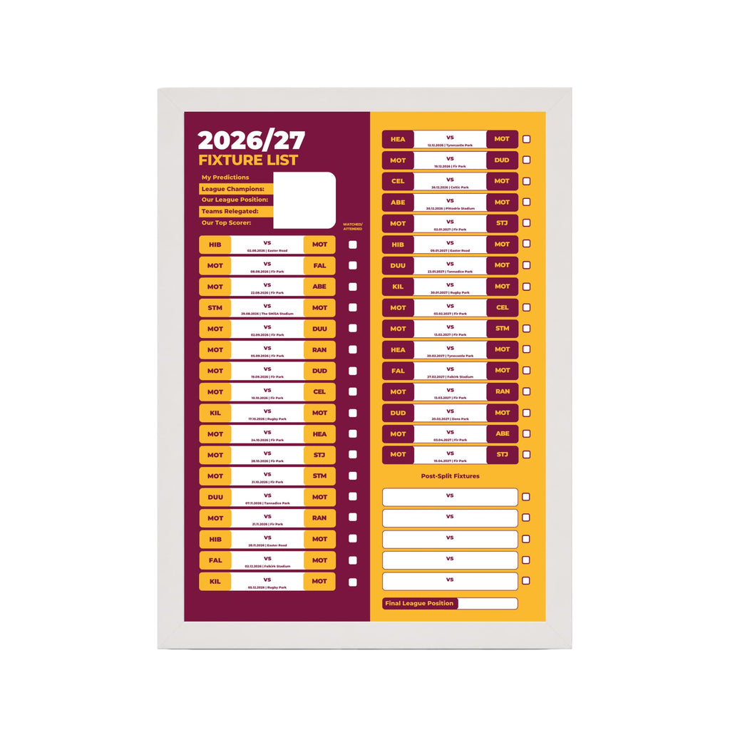 Motherwell — White Frame Mockup