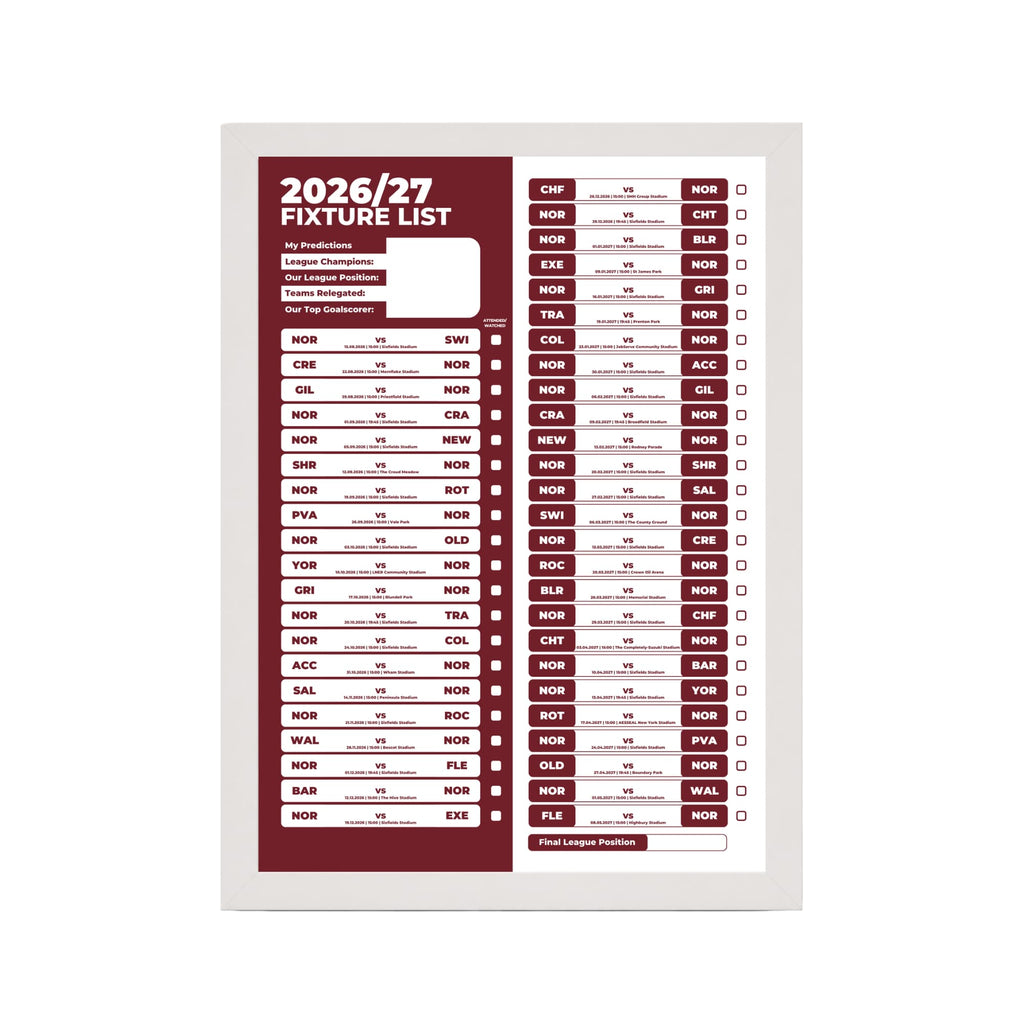 Northampton Town — White Frame Mockup