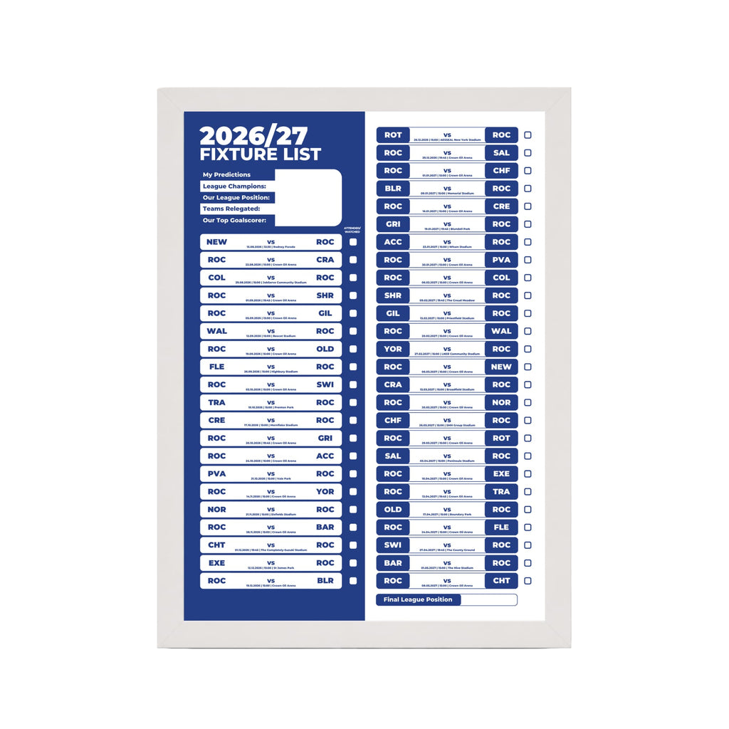Rochdale — White Frame Mockup