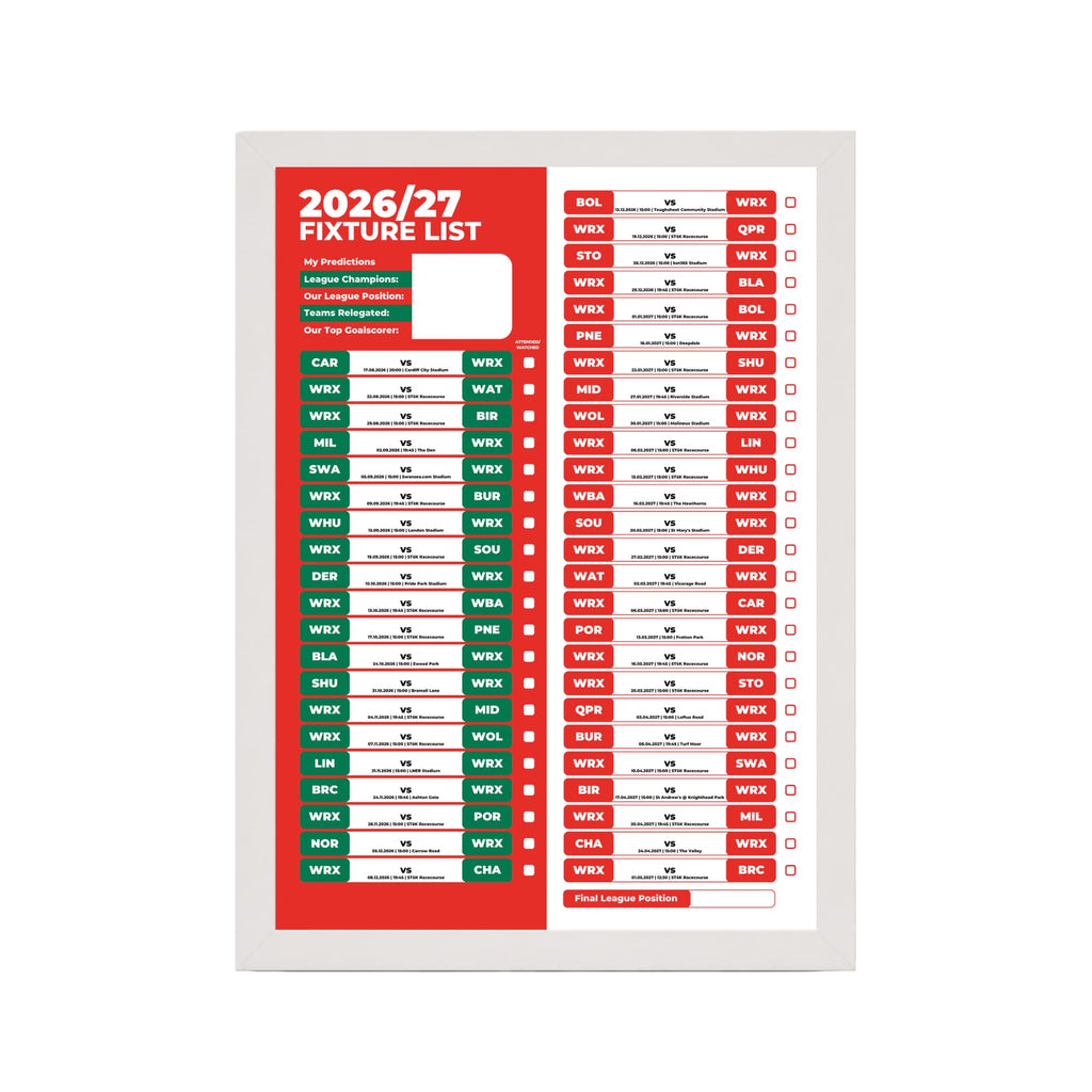 Wrexham — White Frame Mockup