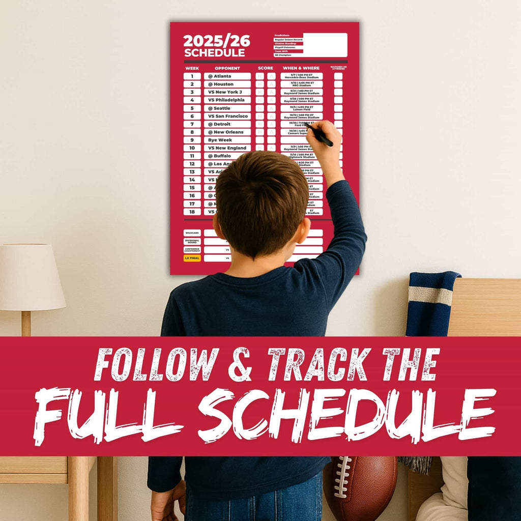 American Football Schedule Posters For 2025/26 Season