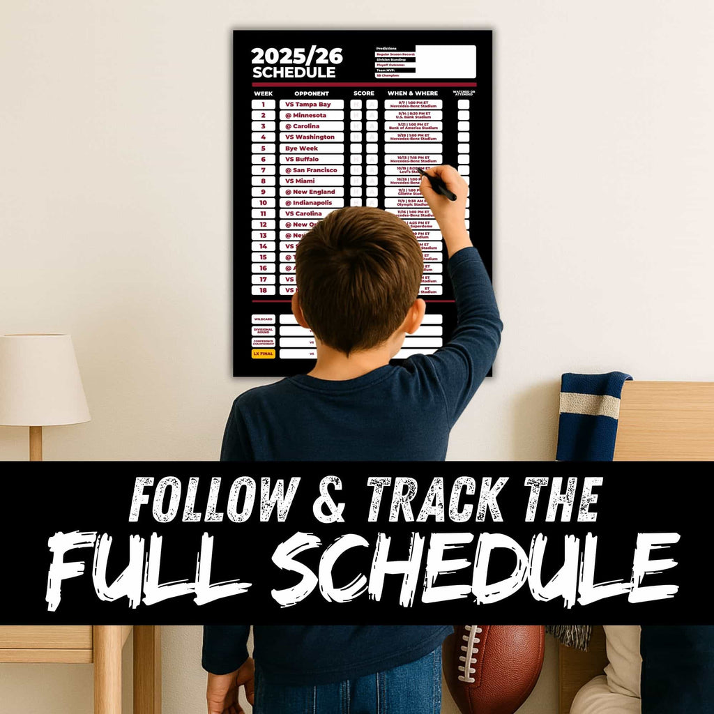 American Football Schedule Posters For 2025/26 Season