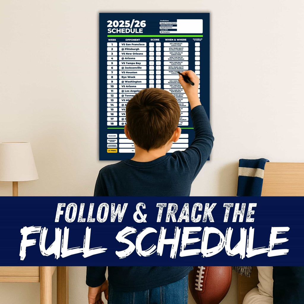 American Football Schedule Posters For 2025/26 Season