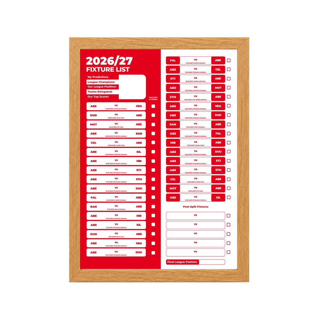 Aberdeen — Oak Frame Mockup