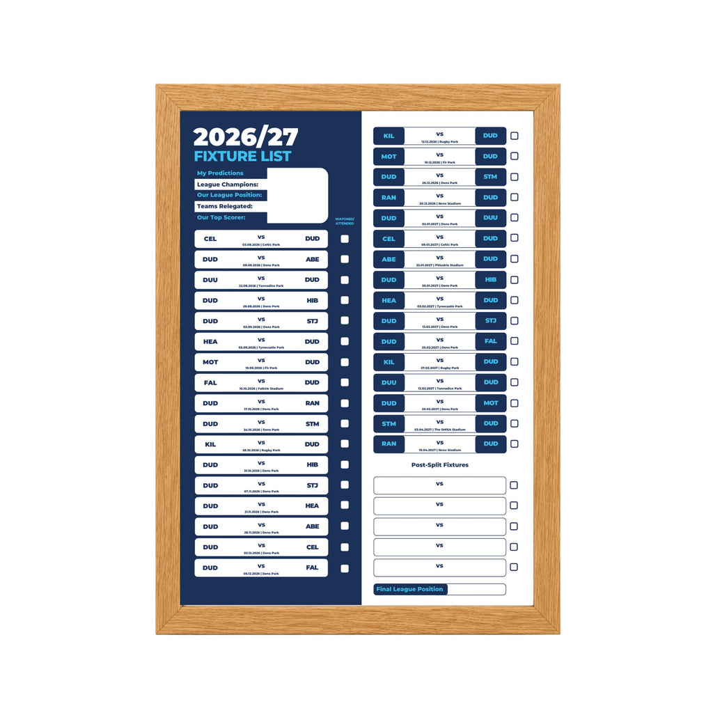 Dundee — Oak Frame Mockup