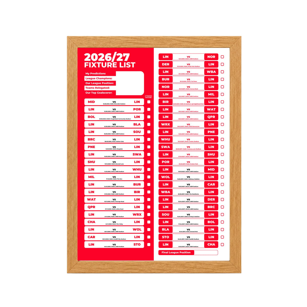 Lincoln City — Oak Frame Mockup