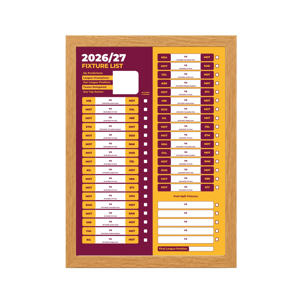 Motherwell — Oak Frame Mockup