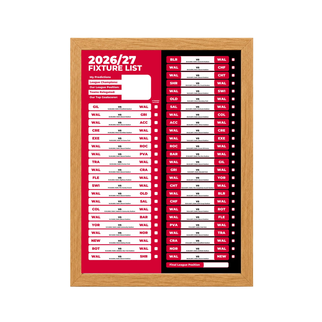 Walsall — Oak Frame Mockup
