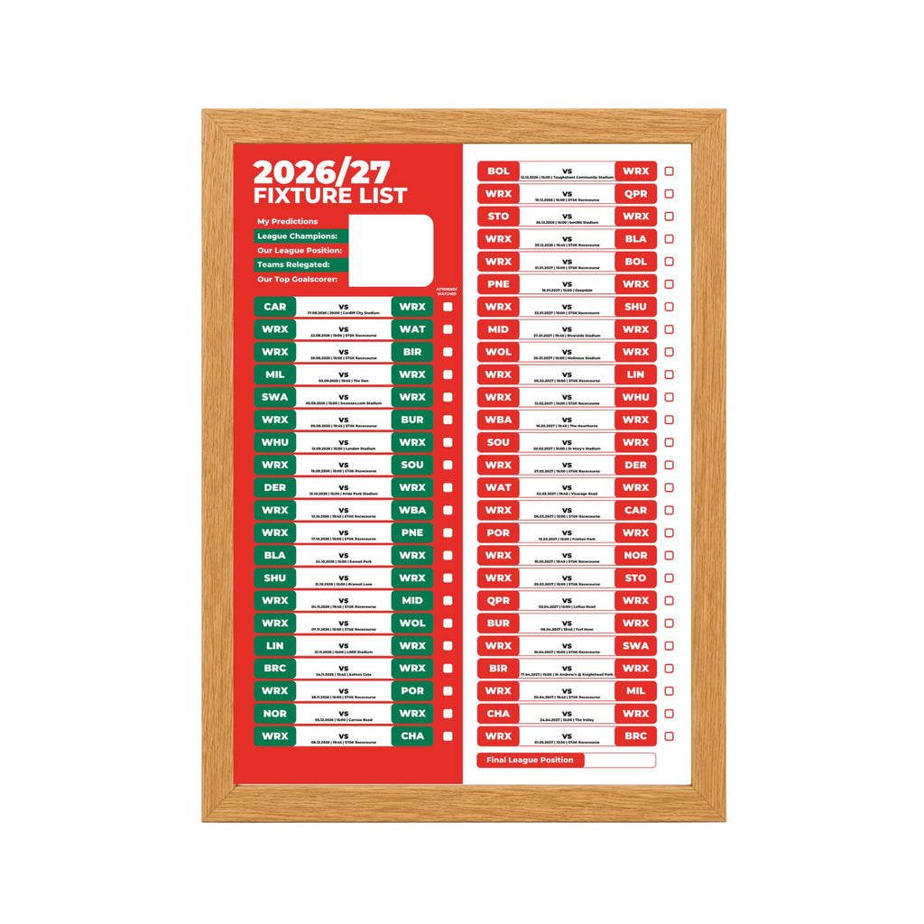 Wrexham — Oak Frame Mockup