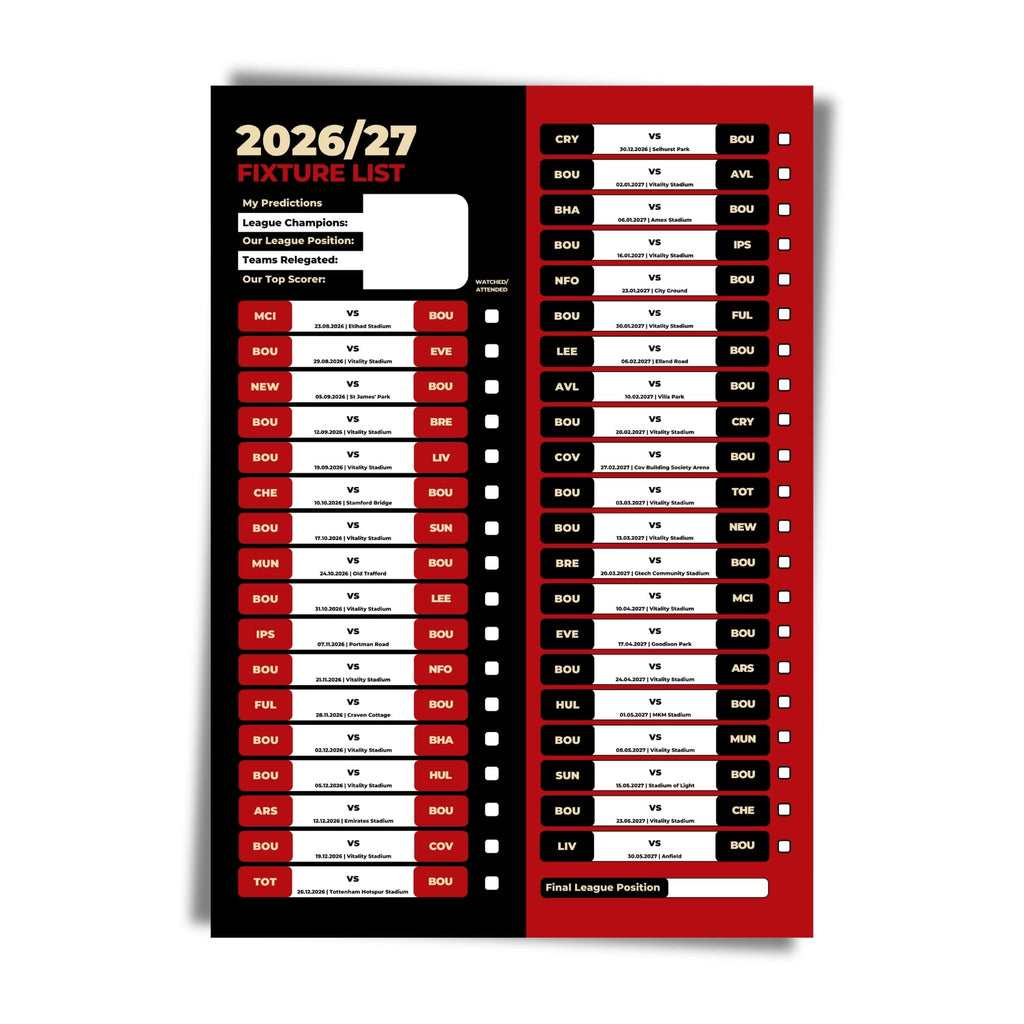 Bournemouth — Unframed Mockup