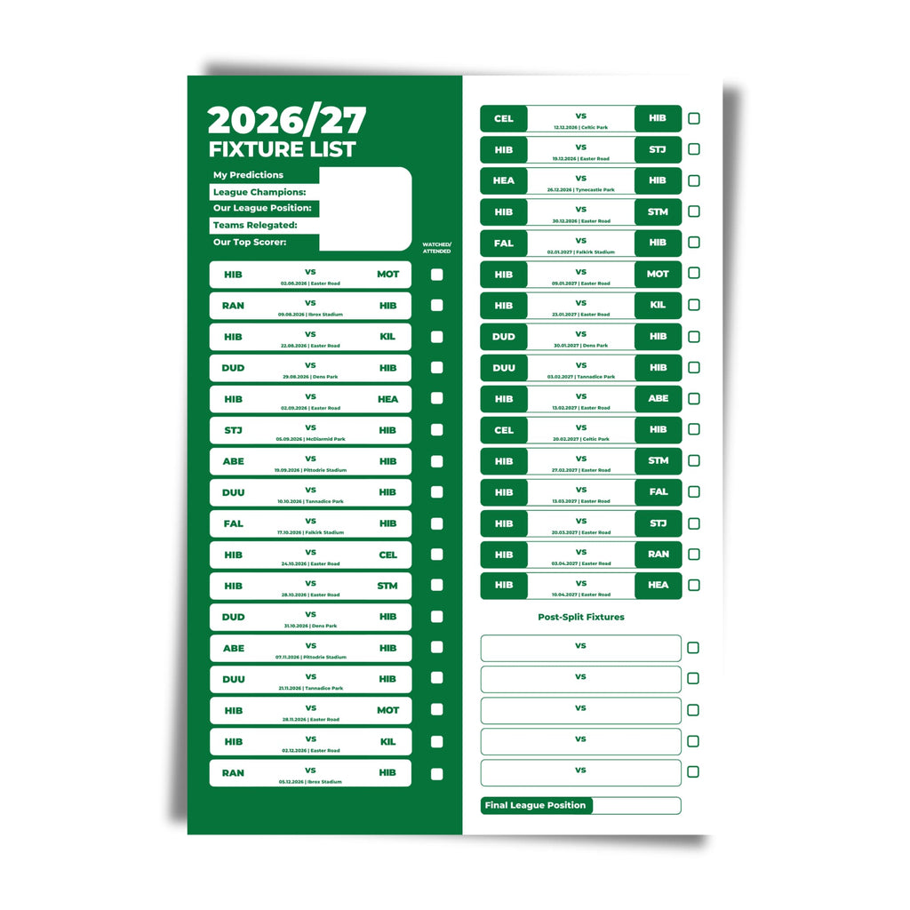Hibernian — Unframed Mockup