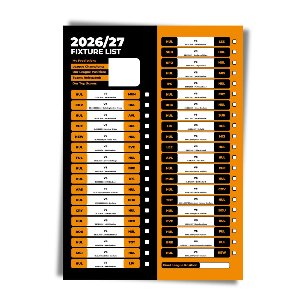 Hull City — Unframed Mockup