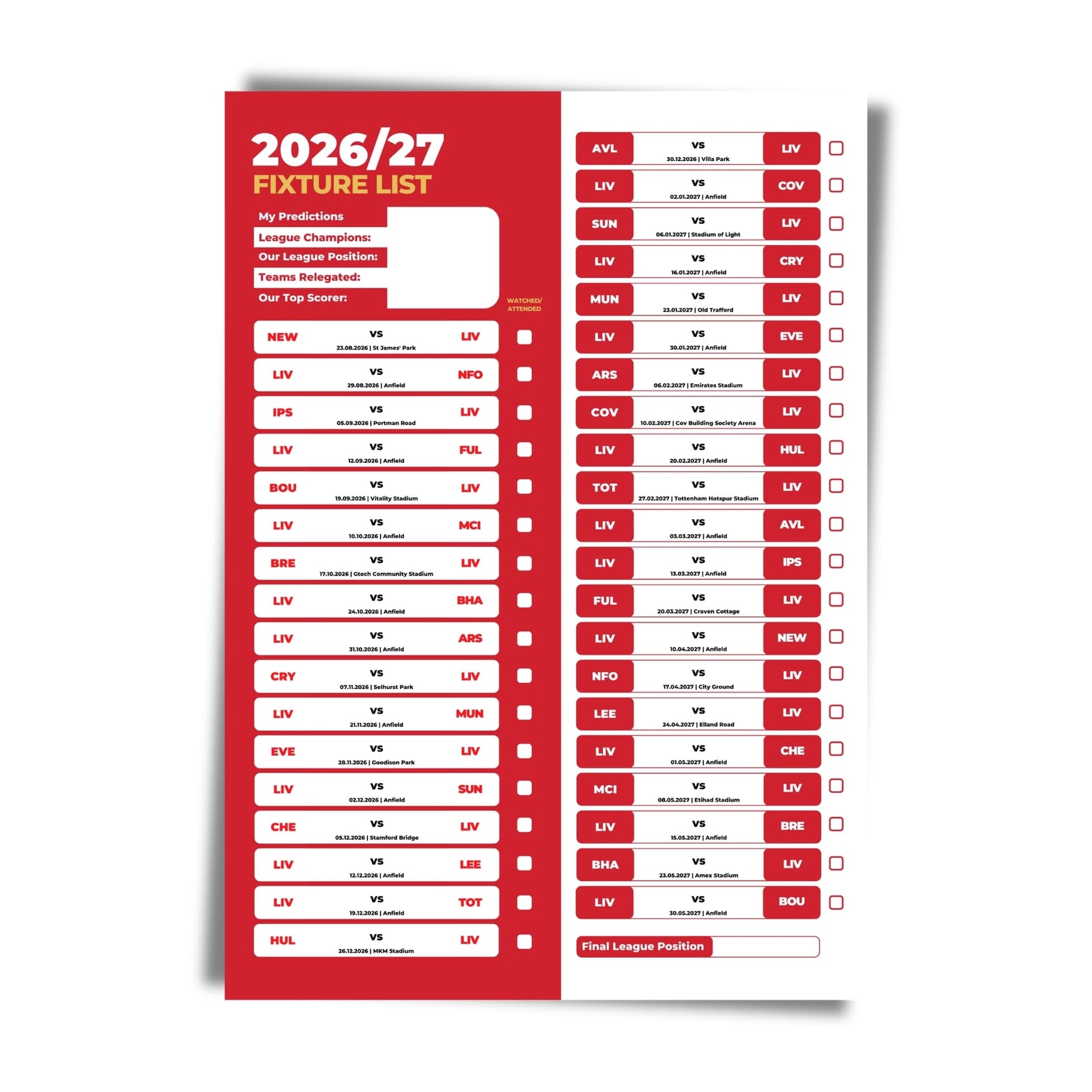 Liverpool — Unframed Mockup