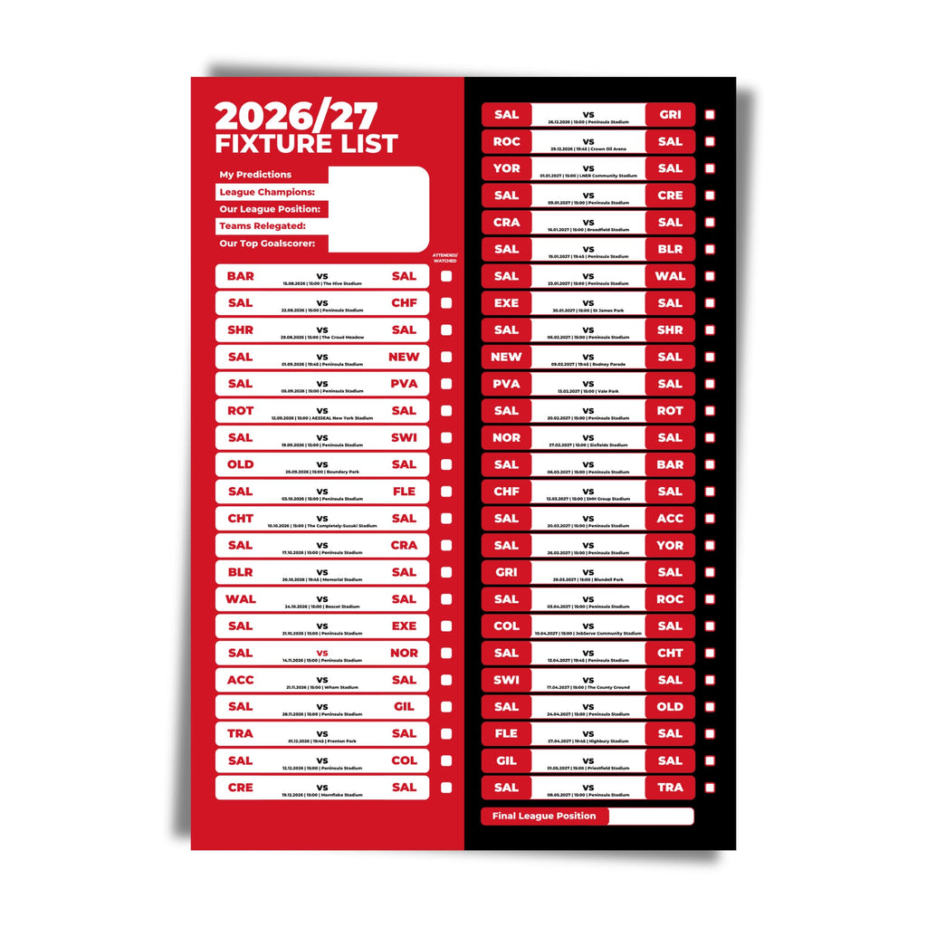 Salford City — Unframed Mockup